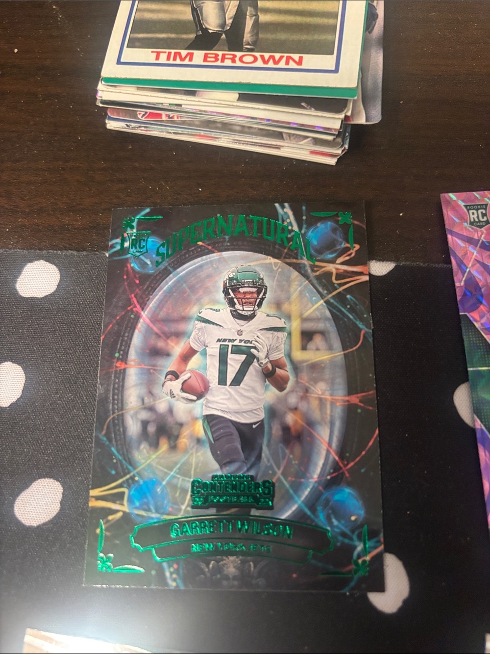 New York Jets Assorted Football Trading Cards - Teal & Green Accen - Picture 11 of 11